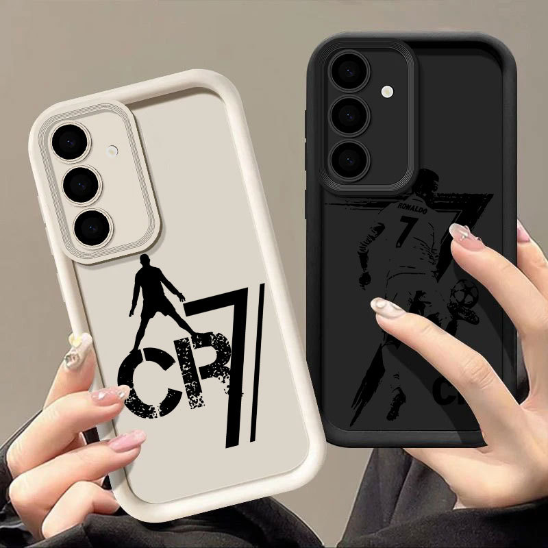 R-Ronaldos CR-7 Capa De Telefone De Futebol Para Samsung S26 S25 S24 S23 S22 S21 Ultra Plus S25FE S21FE A37 A57 S24 Prot
