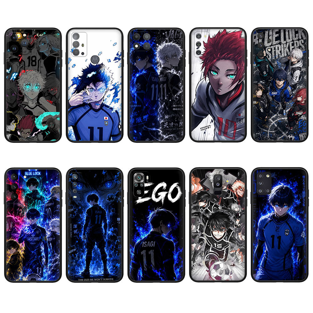 Capa De Celular Para Samsung Galaxy A03 A03Core A01 A02 M02 A02S A03S E343 Anime Bloqueio Azul