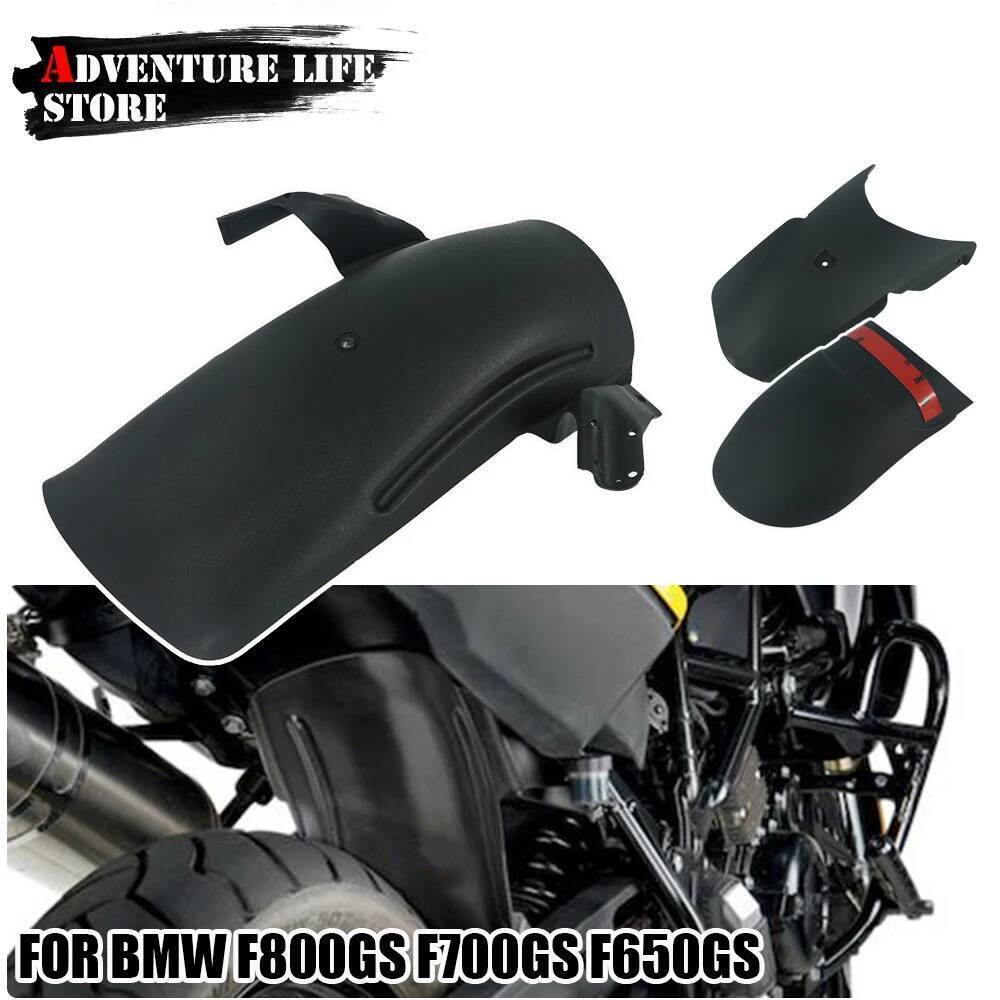 Para F800GS ADV Aventura Motocicleta Frente Paralama Extensão Ou Traseiro Fender Respingo Guarda Hugger BMW F650GS F700G