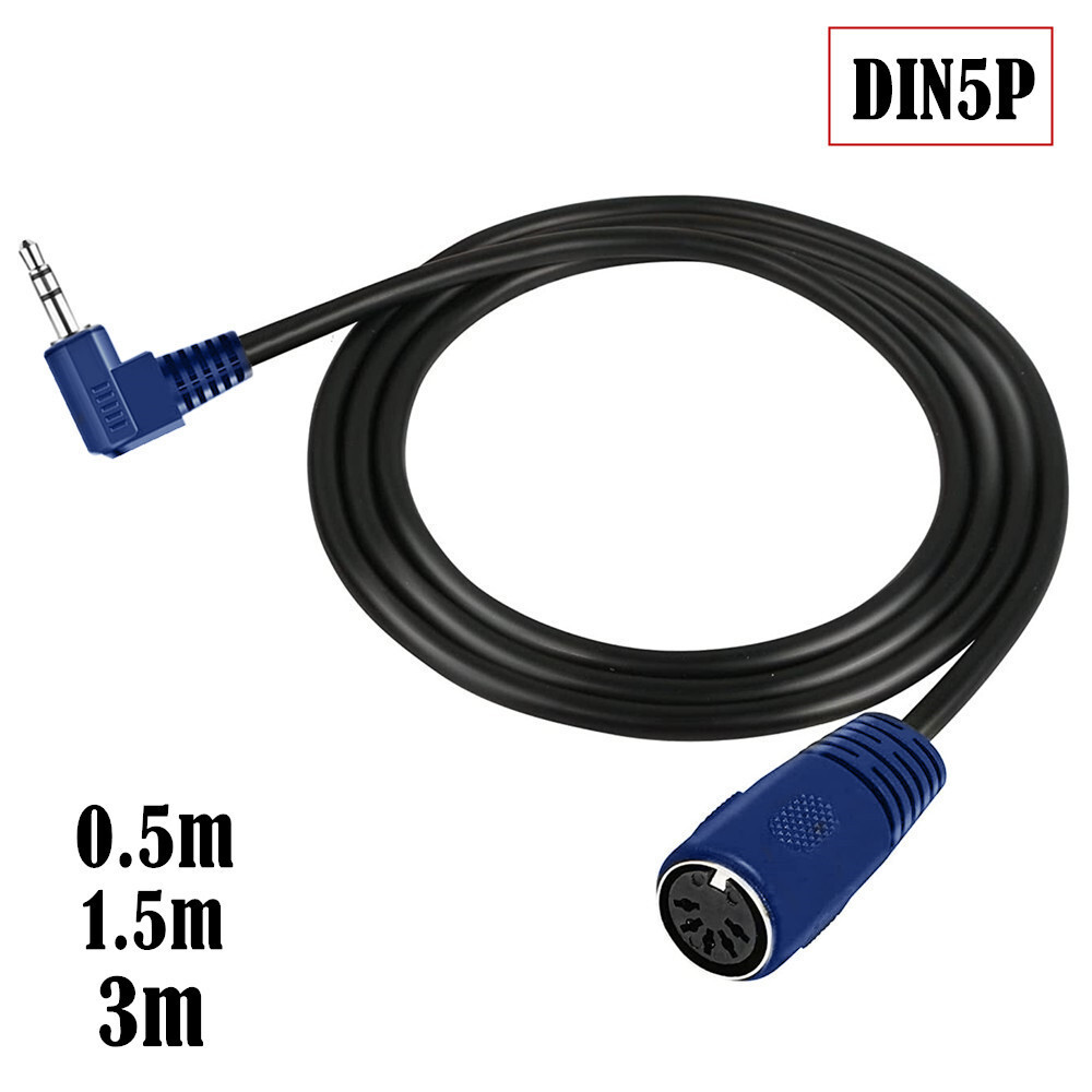 3.5 macho para din 5P fêmea plugue de áudio para cabo adaptador midi áudio midi din 5PIN cabo