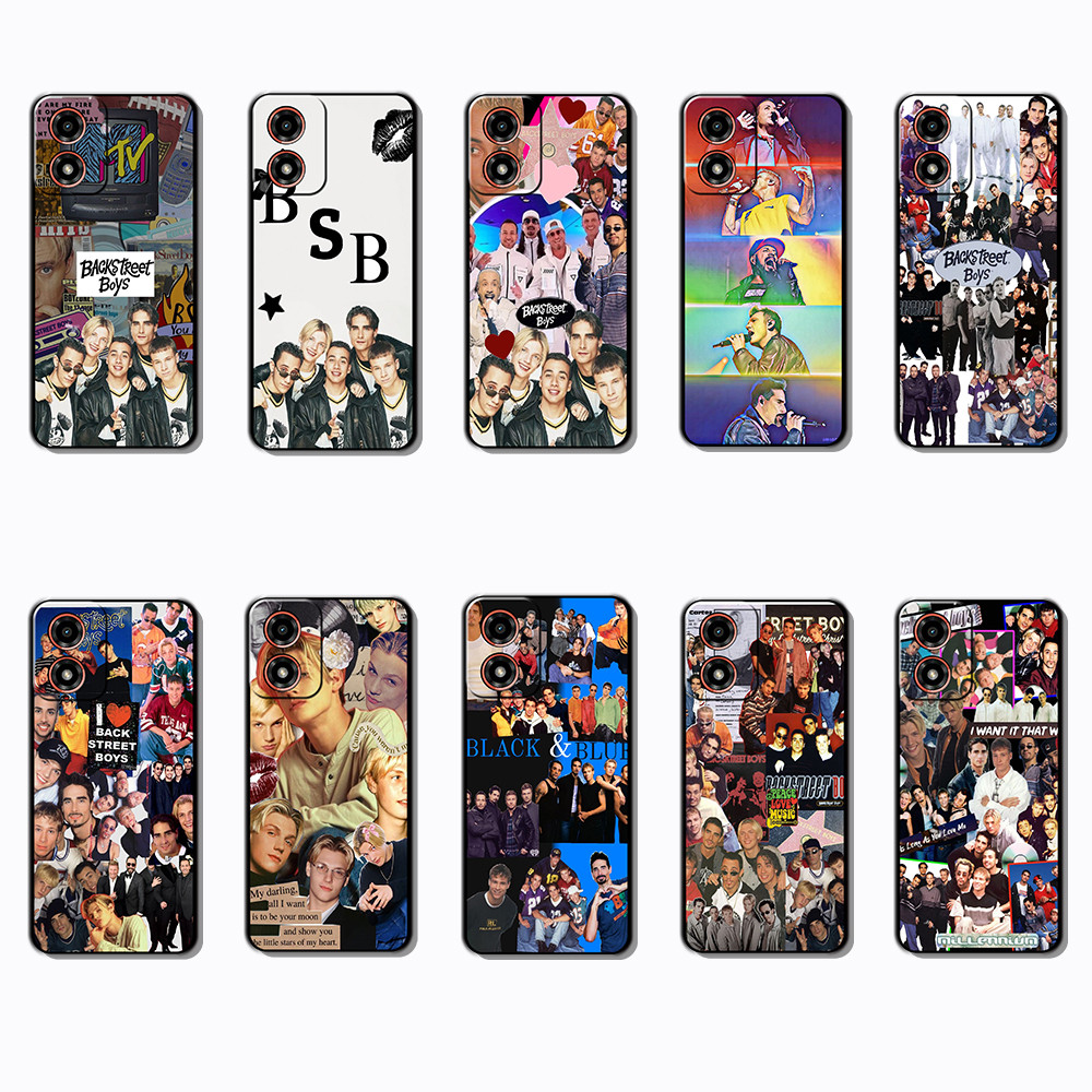 Capa De Telefone Preta Macia E Elegante Para Motorola Moto G04 G04S G05 G15 G35 