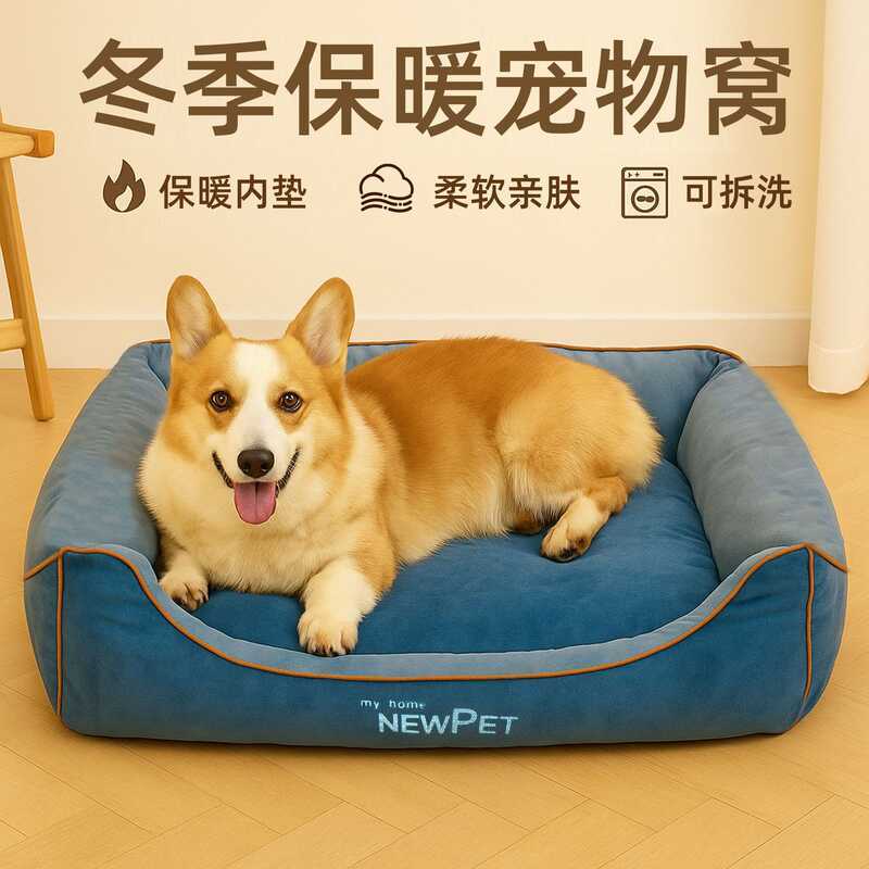 Ninho para animais de estimação Four Seasons Universal Pequeno Cachorro Cama para animais de estimação removível lavável