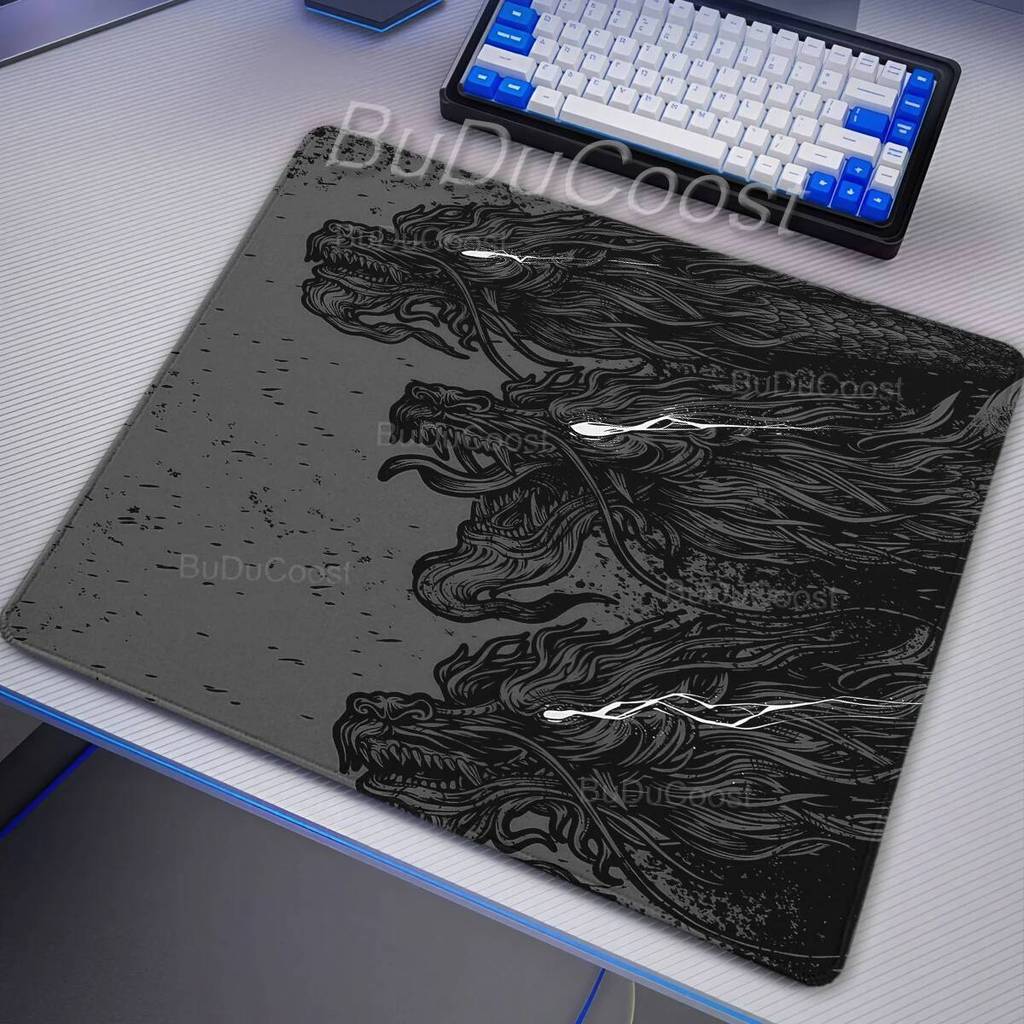 Dragon Lock Edge Mousepad Teclado De Jogos Mesa Computador E-Sports Tapete Pequeno Mousemat Acessórios De Borracha