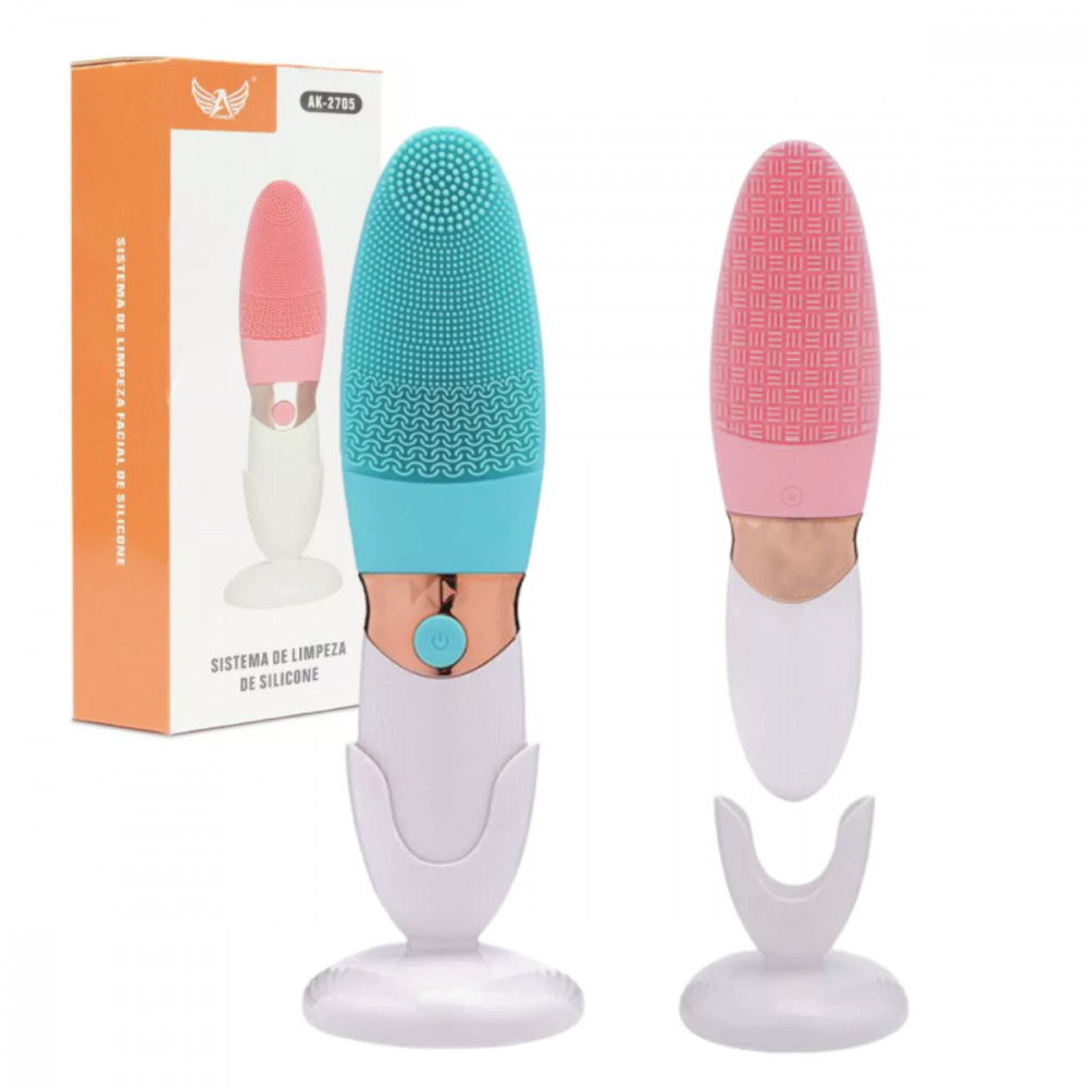 Escova de Limpeza Corporal e Facial Elétrico 4 Níveis Altomex AK-2705