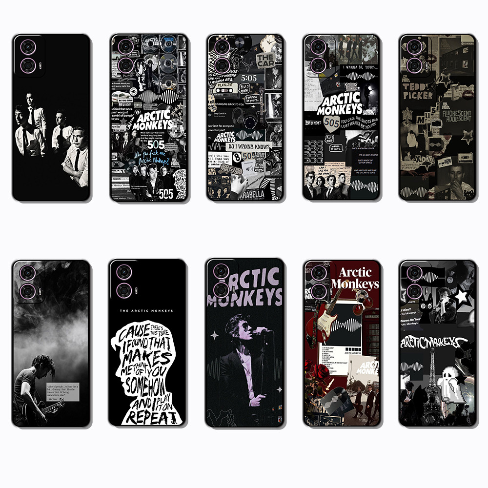 Moda Macio Preto Caso De Telefone Para Motorola Moto G24 G34 G85 G45 S50NEO E15 