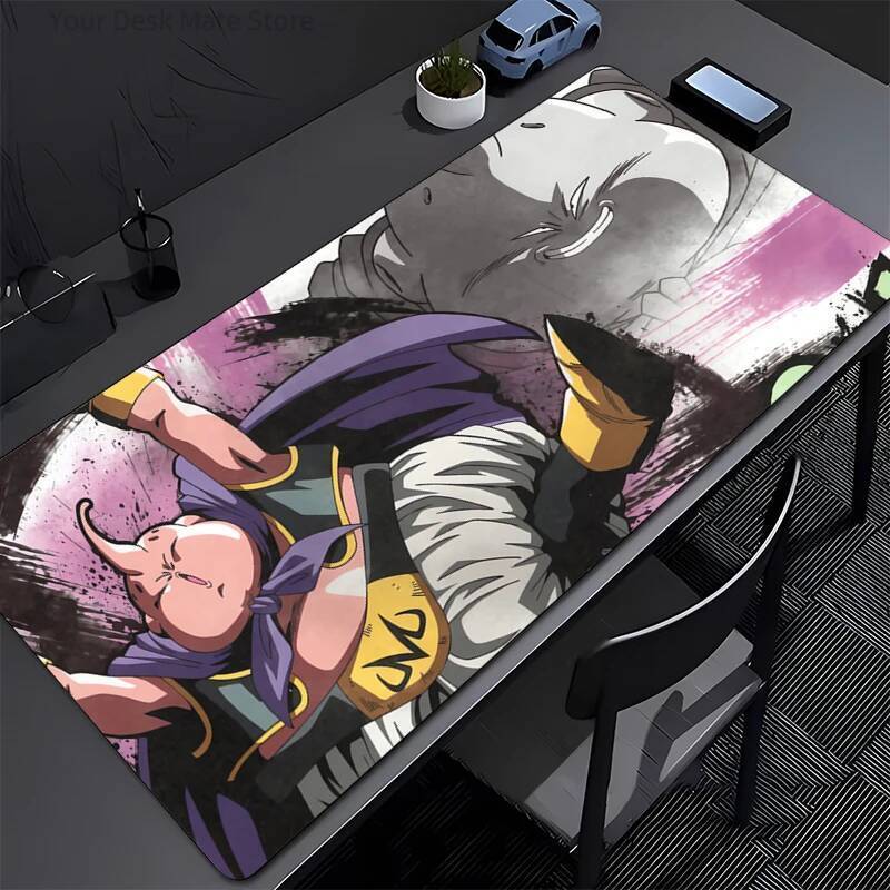 Dragon Ball Majin Buu Gaming Mouse Pad Tapete De Escritório Tapetes Gamer Acessórios De Mesa Computador Almofada PC Anim