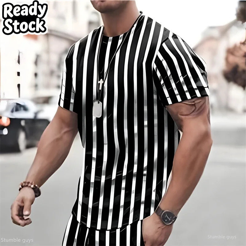 Camiseta Masculina Oversized Streetwear Verão Retro Impressão Solta Manga Curta Respirável Macio Tamanho Grande Esportes