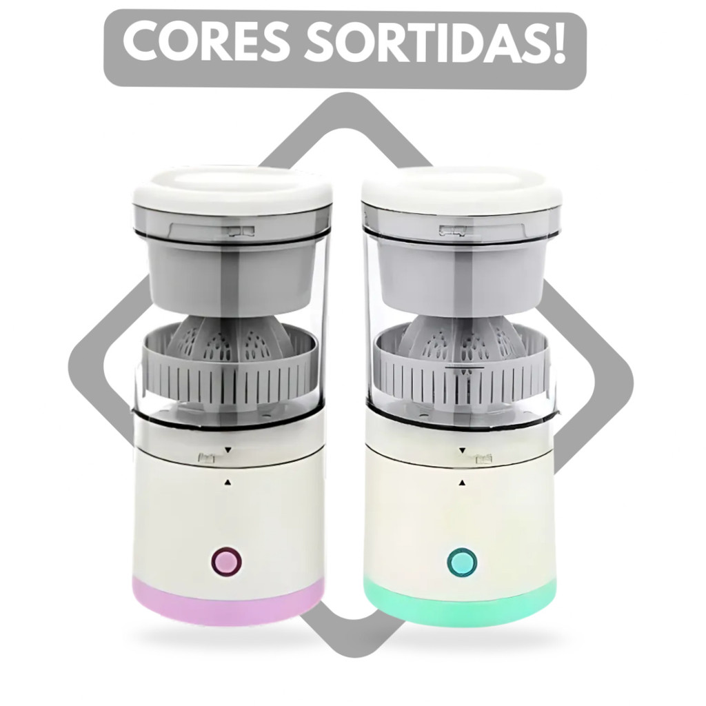 Espremedor de Frutas Mini Automático Recarregável Bivolt - (Cores Sortidas)