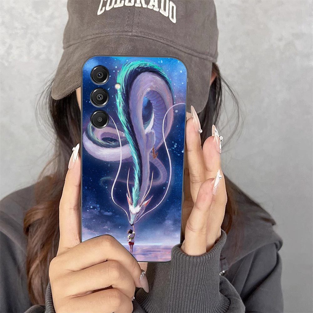 Spirited Away Totoro Ghibli Capa De Telefone Para Samsung Galaxy A14 A15 A16 A17 A22 A23 A26 A27 A32 A35 A36 A37 A51 A52