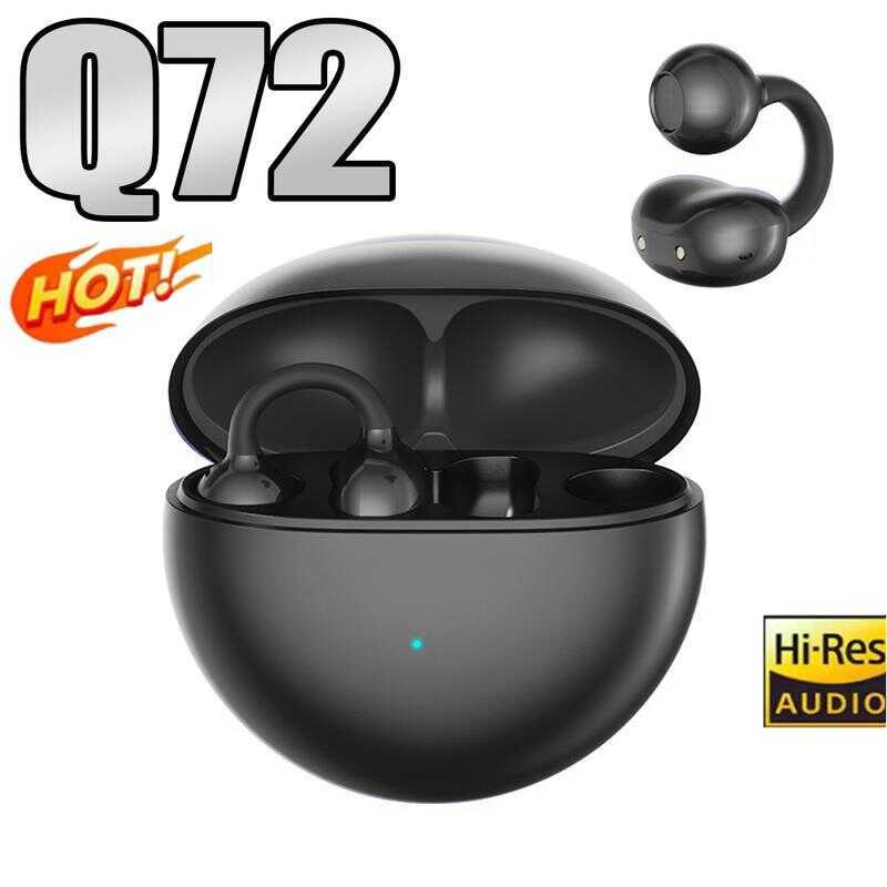 2026q72 fone de ouvido com cancelamento de ruído bluetooth esportes fone de ouvido Clip-On bluetooth alta vida útil da b
