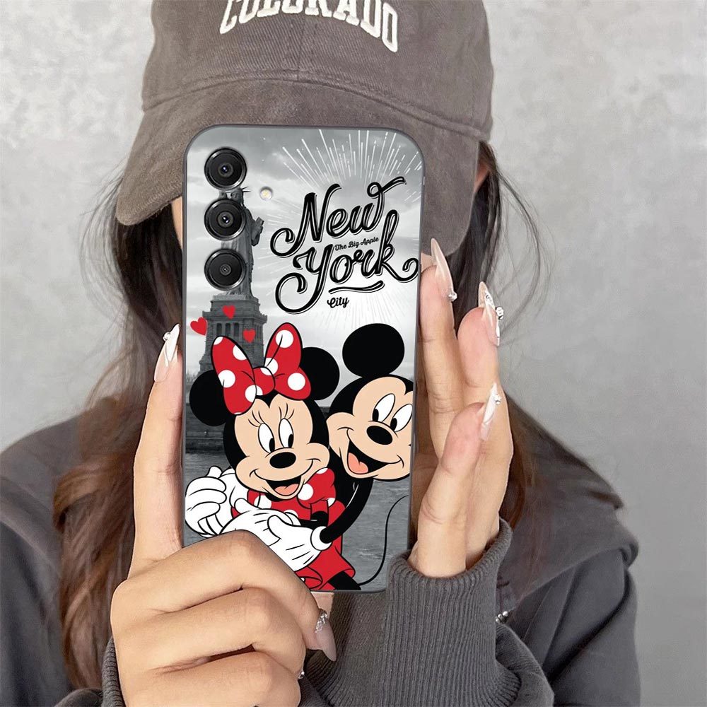 Disney Mouse Mickey Minnie Caso De Telefone Para Samsung Galaxy A14 A15 A16 A17 A22 A23 A26 A27 A32 A35 A36 A37 A51 A52 