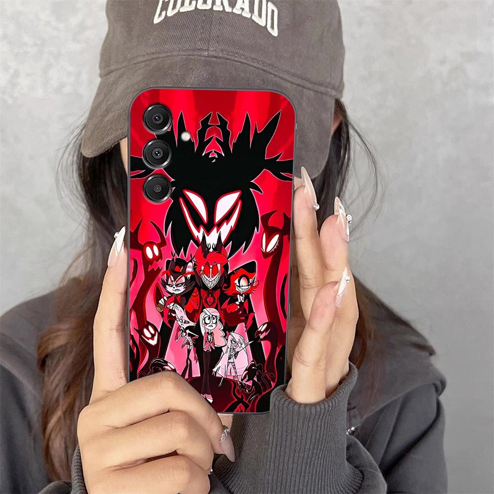 Hotel AD Alastor Hazbin Capa De Telefone Para Samsung Galaxy A14 A15 A16 A17 A22 A23 A26 A27 A32 A35 A36 A37 A51 A52 A53