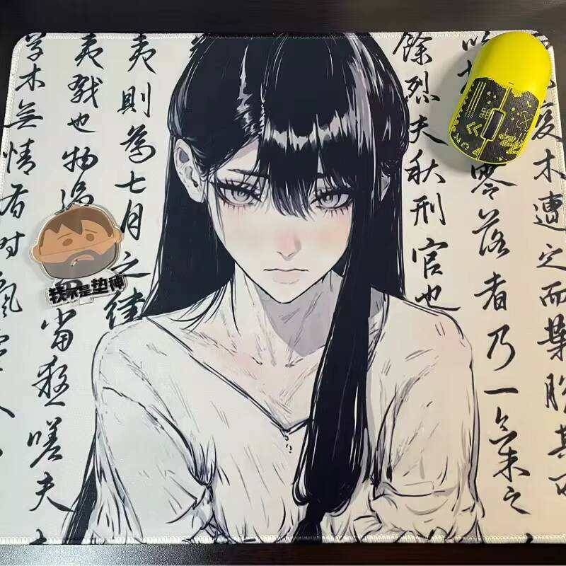 Anime Menina Mouse Pad Jogo Profissional Superfície Ultrafina E-Sports Mousepad Gamer Acessórios De Jogos De Computador