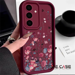 Caso Padrão De Flor Para Redmi Note 14 Pro 13 12 11 14C 13C 12C 10C POCO X7 X6 C75 C65
