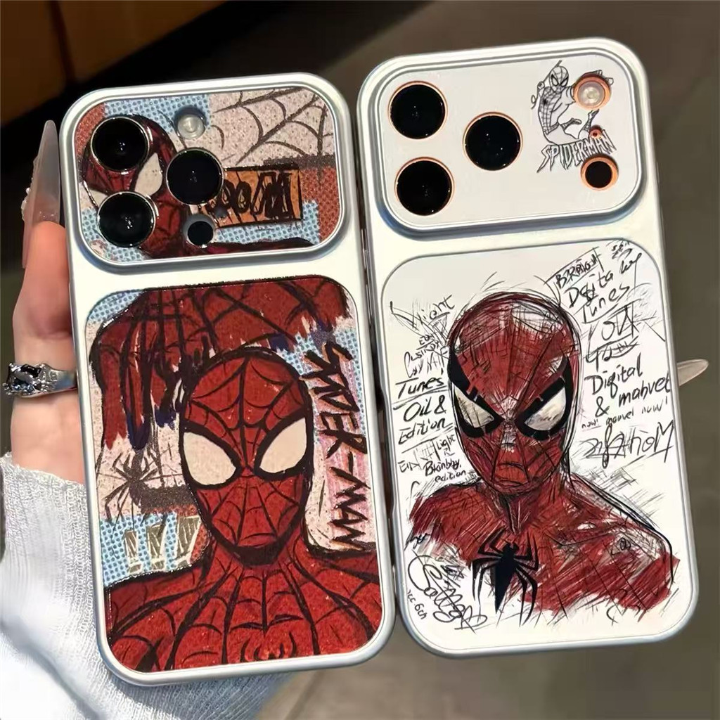 Capa Para Samsung Galaxy A07 A05s A05 A06 A03 A03s A04 A04e A04s A02s A02 Caso Do Homem-Aranha Couro Premium Grande Jane