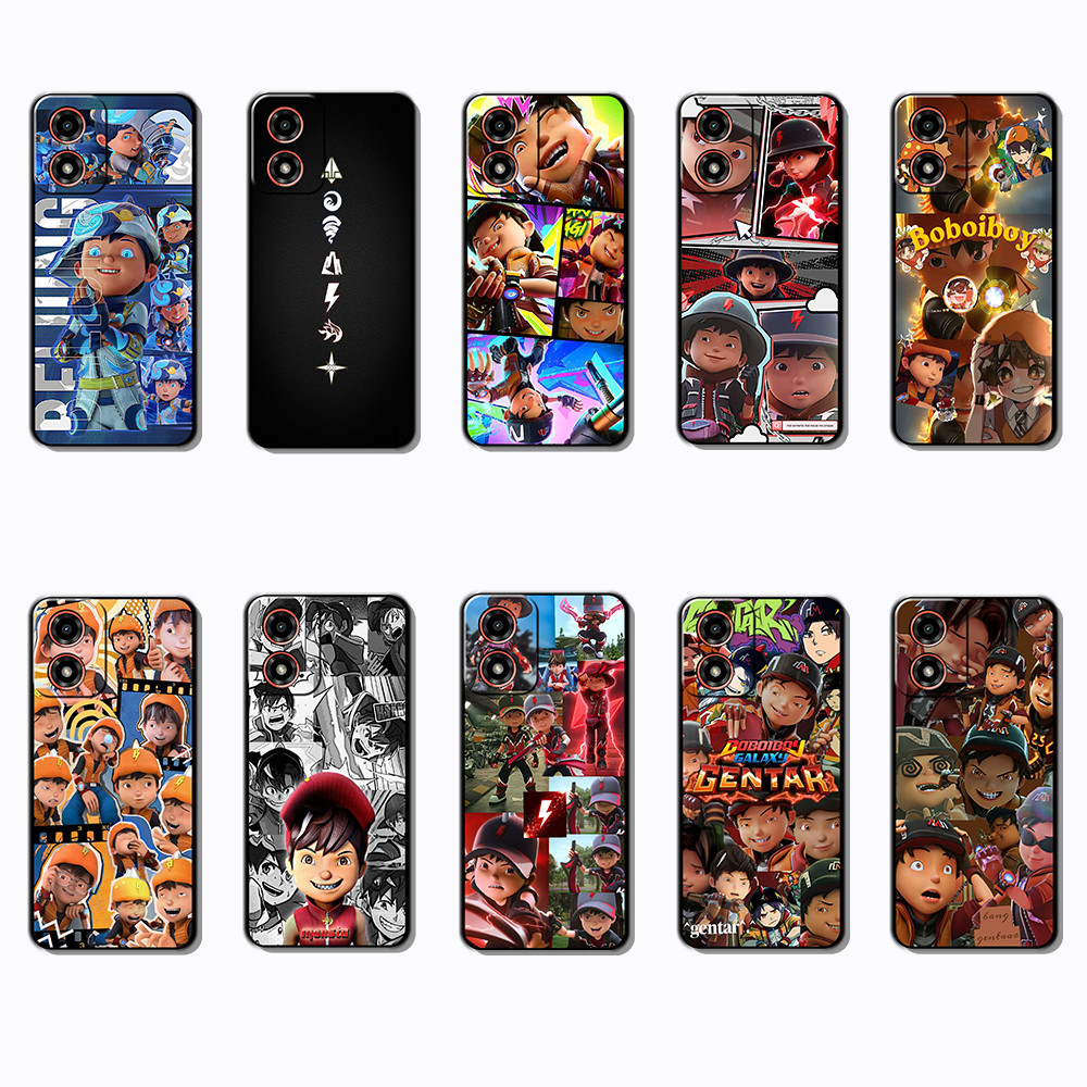 Capa De Telefone Preta Macia E Elegante Para Motorola Moto G04 G04S G05 G15 G35 
