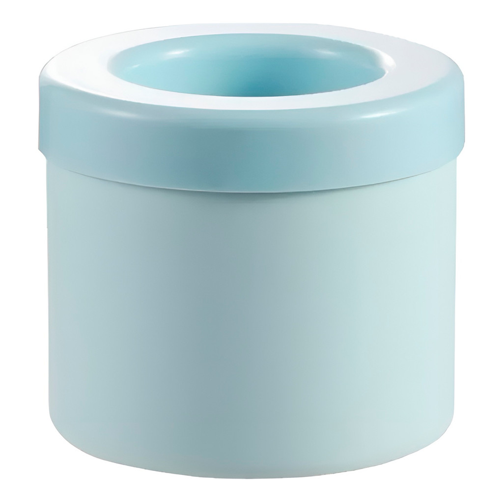 JS Molde Forma Redonda Cubo de Gelo com Tampa Silicone