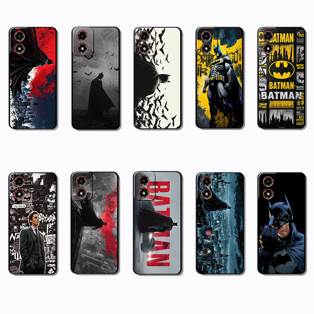 Capa De Telefone Preta Macia E Elegante Para Motorola Moto G04 G04S G05 G15 G35 