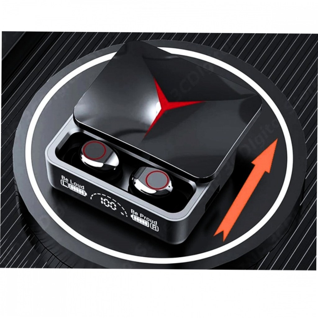 Fone Bluetooth M90 PRO Altomex V5.3 Sem Fio Gamer Display LED Touch USB-C Android iPhone com Microfone