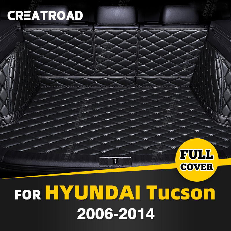 Tapete De Porta-Malas Com Cobertura Completa Automática Para Hyundai Tucson 2006-2014 07 08 09 10 11 12 13 Almofada De C