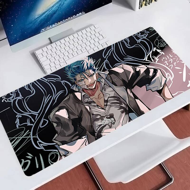 Grande Mouse Pad E-sports Gaming Mesa Esteira Base De Borracha Acessórios Do Computador B-bleach Anime Japonês Gamer Tec