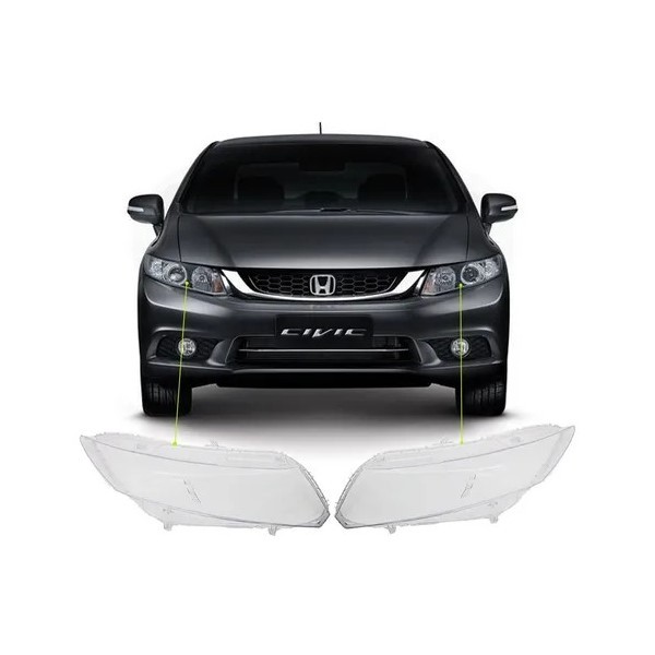 CIVIC 12/16 LENTE FAROL LD
