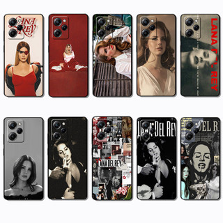 Capa De Telefone Preta Macia E Elegante Para Xiaomi Poco X5 Pro 5G Redmi Note 12 sped Lana del rey caseg