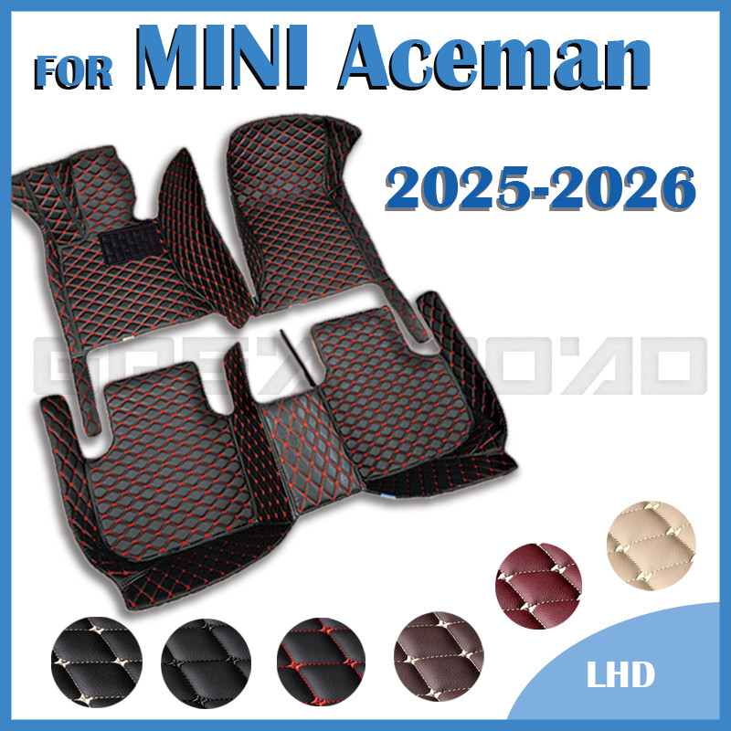 Compatível Com MINI Aceman 2025 2026 Tapete De Piso De Carro Personalizado Capa De Carpete De Automóvel Acessórios Inter