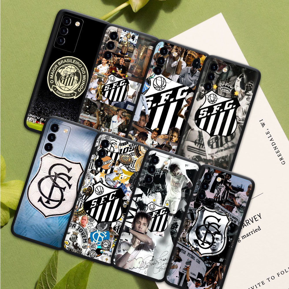 Capa À Prova De Choque Para Samsung Galaxy A03 A03Core A01 A02 M02 A02S A03S 8M29 Santos FC De Telefone Macia
