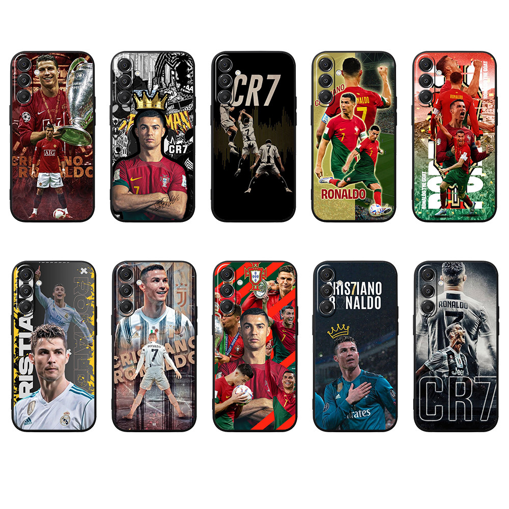 Samsung A55 A35 A24 A25 161mm A15 A05 A05S M55 M15 M35 4G 5G CRR7 Capa De Telefone TPU Preta Macia