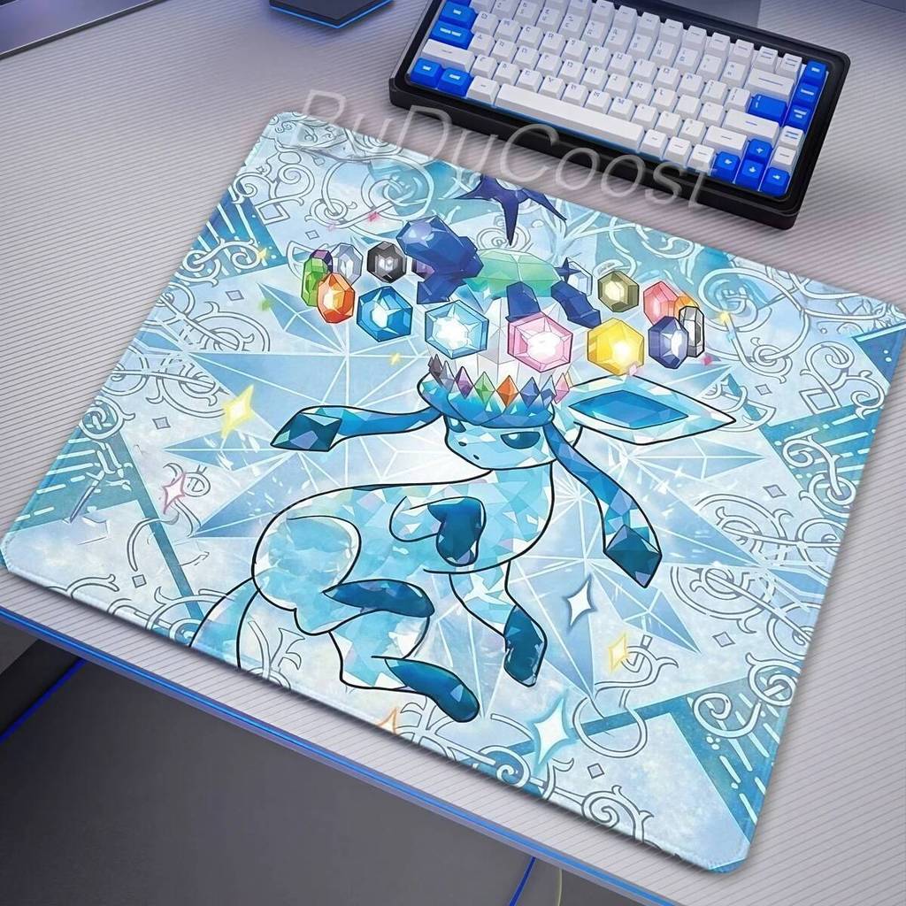 Mousepad Computador Novos Mouse Pads eevee Teclado Pokémon Pad Escritório PC Tapete De Borracha Pequeno Mesa Acessórios