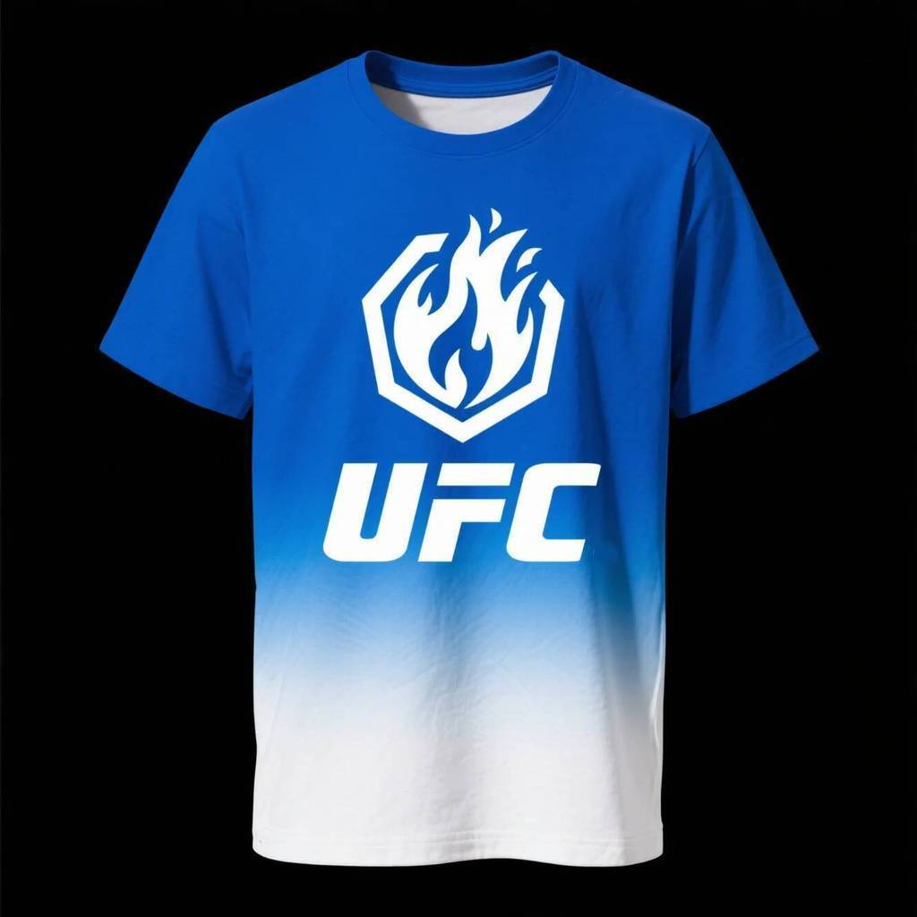 Camiseta Impressa Em 3D UFC Para Lazer Diário Moda Esportes Ao Ar Livre Plus Size Treinamento De Fitness Superior