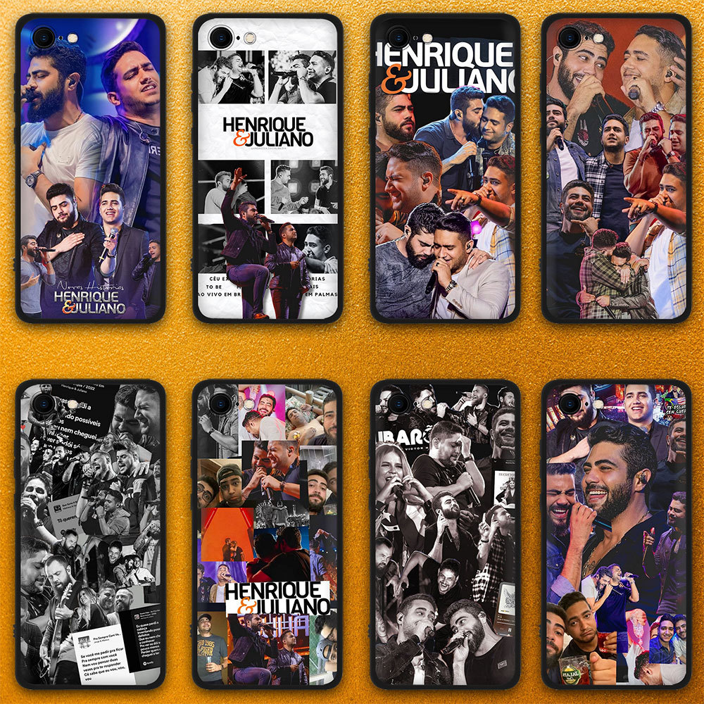 iPhone 14 14Pro 14Plus 14ProMax 15 15Pro 15Plus 15ProMax TPU Macio Silicone 4R88 Henrique E Juliano Capa De Telefone