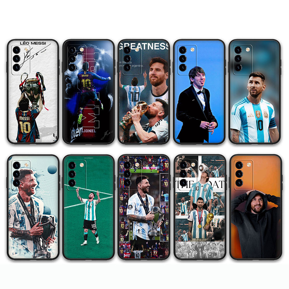 Samsung Galaxy A03 A03Core A01 A02 M02 A02S A03S Capa Macia De Telefone 7F26 Messi