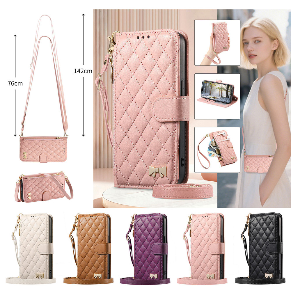 Capa De Telefone Para Samsung Galaxy A27 A57 A27 A08 A18 A07 A17 A56 A36 A26 A06 A16 A37 5G 4G Carteira Couro Lingge Esp