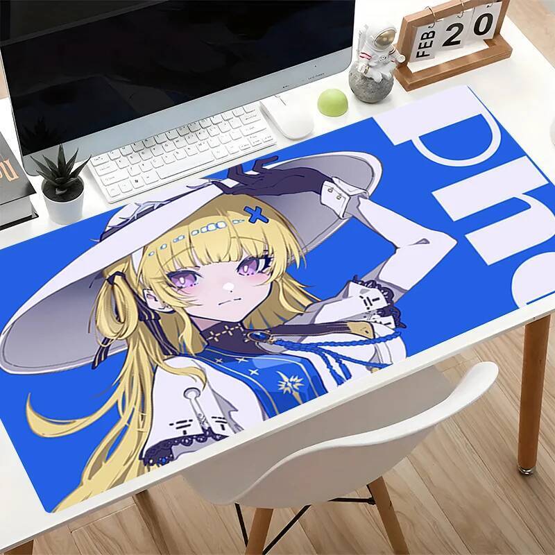Anime Mouse Pad Antiderrapante Acessórios De Jogos kawaii Tapete De Mesa De Computador Gamer Teclado Estendido Wuthering