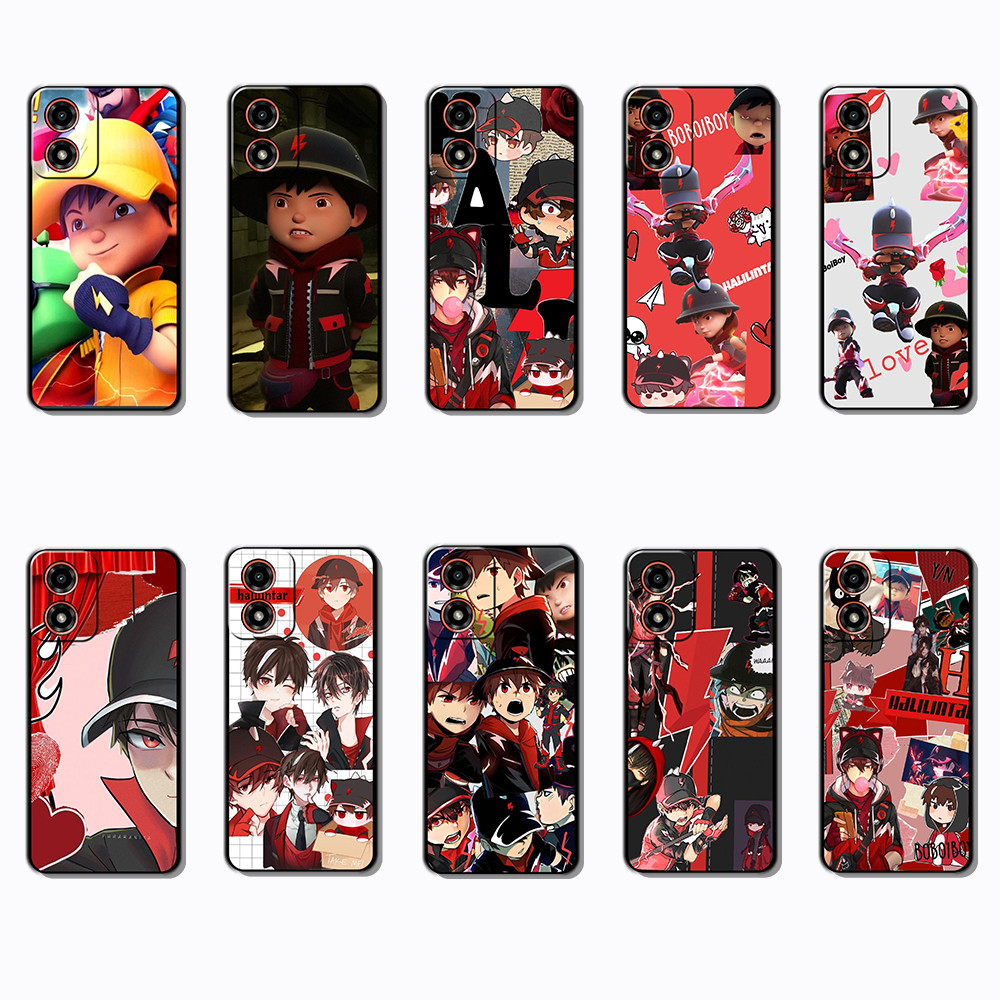 Capa De Telefone Preta Macia E Elegante Para Motorola Moto G04 G04S G05 G15 G35 