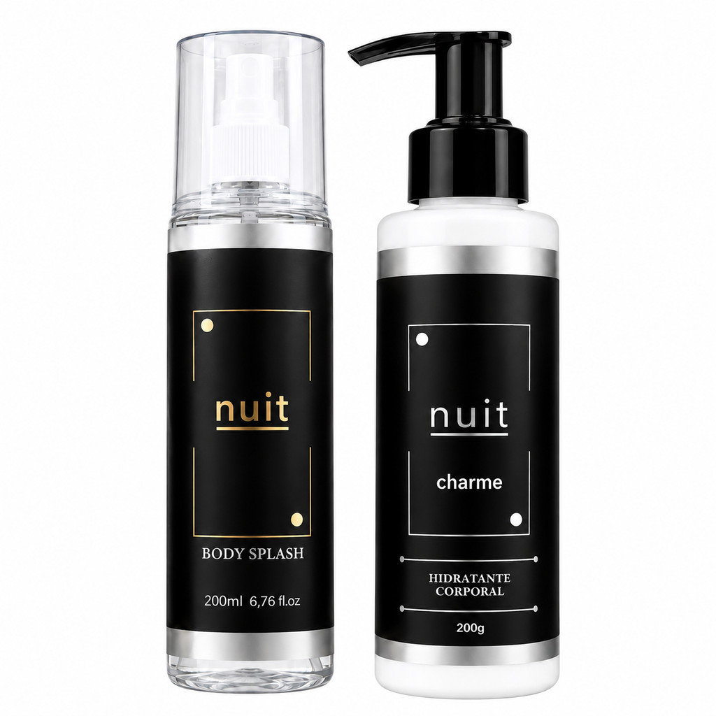 Kit Nuit Charme Masculino Body Splash + Hidratante Corporal