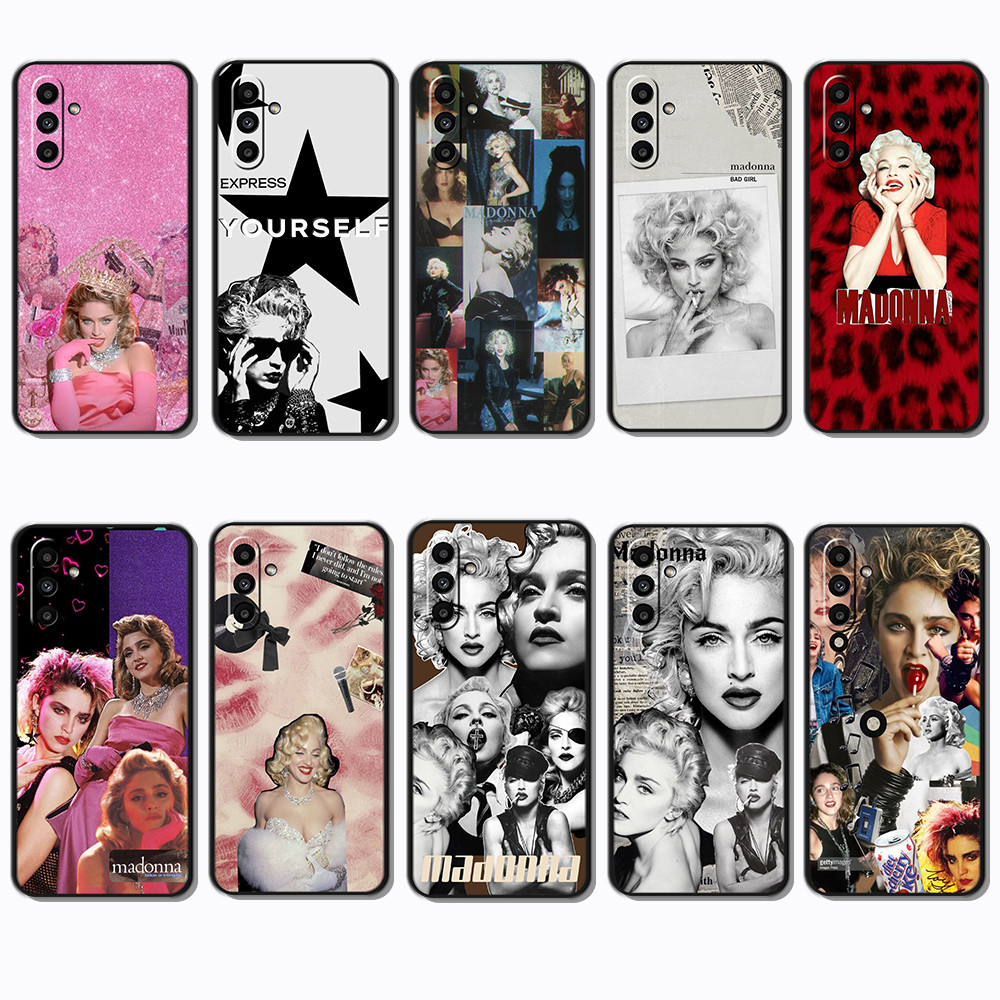 Moda Macio Preto Caso De Telefone Para Samsung Galaxy M15 M54 M62 M23 M14 M34 M3