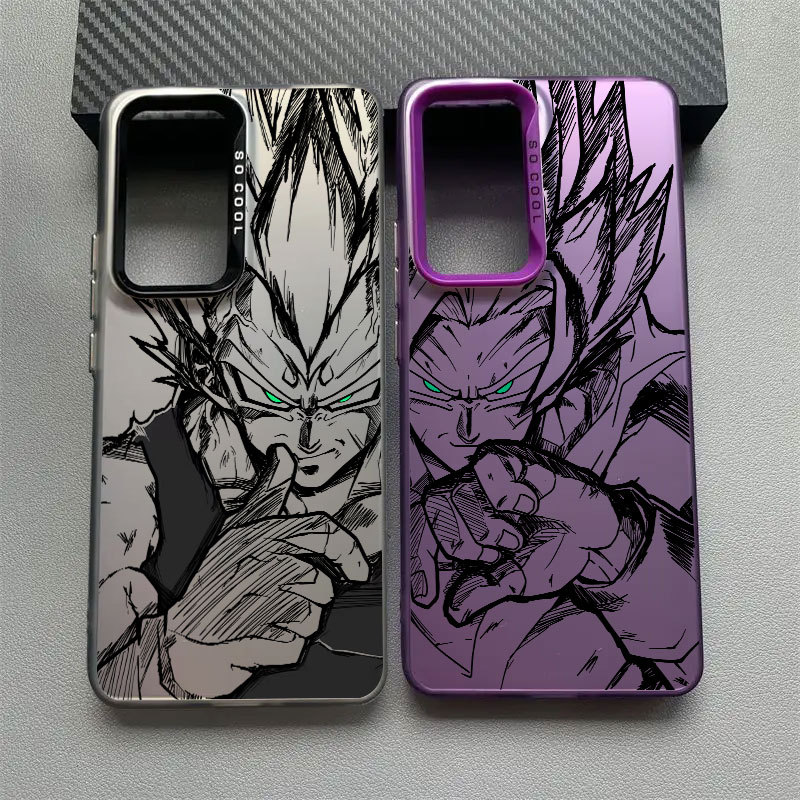 Capa De Telefone Dragon Ball Saiyan Vegeta Para Samsung A57 A56 5G A37 A36 A27 A17 A07 A54 A55 A35 A34 A32 A52 A53 A16 A