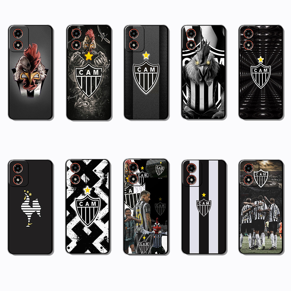 Capa De Telefone Preta Macia E Elegante Para Motorola Moto G04 G04S G05 G15 G35 