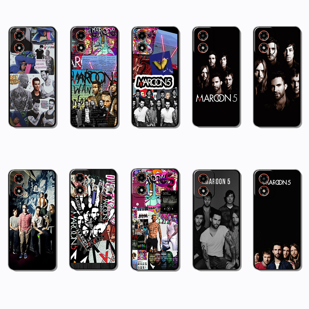 Capa De Telefone Preta Macia E Elegante Para Motorola Moto G04 G04S G05 G15 G35 