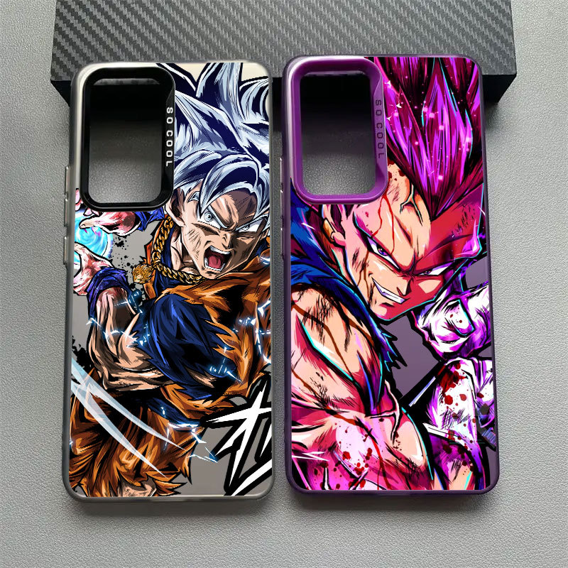 Anime Dragon Ball Vegeta Goku Capa De Telefone Para Samsung A57 A56 5G A37 A36 A27 A17 A07 A54 A55 A35 A34 A32 A52 A53 A