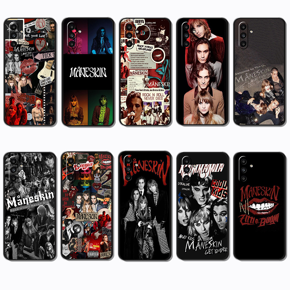 Moda Macio Preto Caso De Telefone Para Samsung Galaxy M15 M54 M62 M23 M14 M34 M3