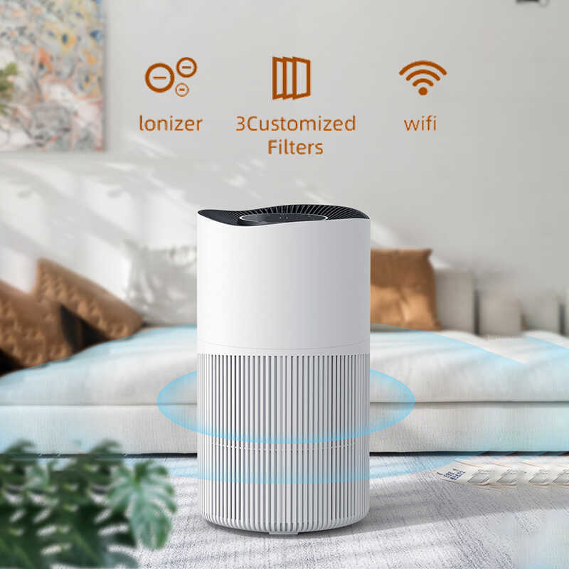 Purificador de ar Vertical doméstico para animais de estimação, wi-fi, controle inteligente, remoção de formaldeído, des