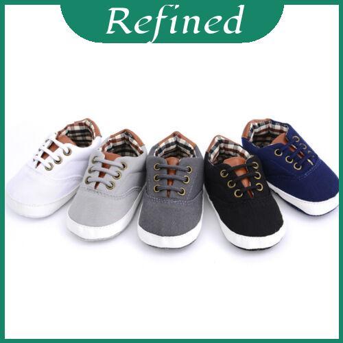 Tênis De Sola Macia Durável Para Bebê Menino Em Pés De Lona De Algodão Macio Pequenos