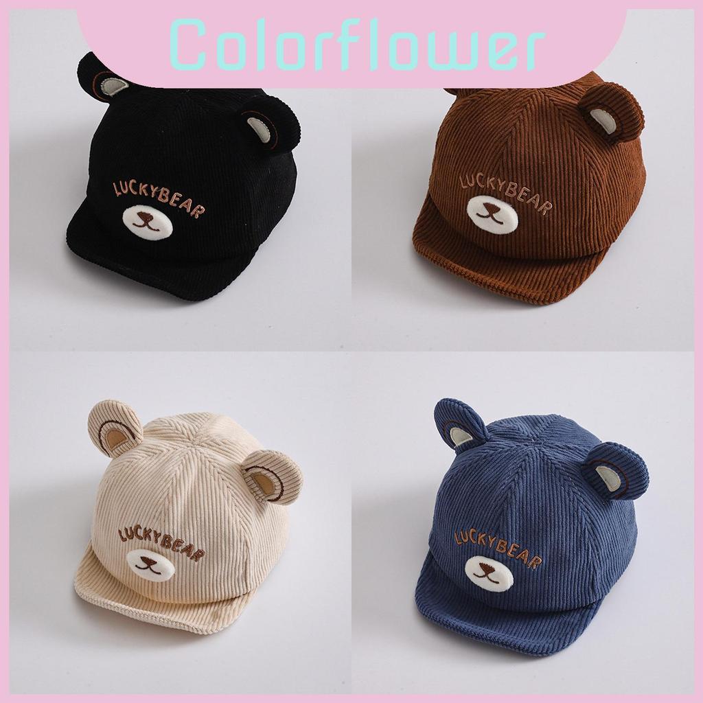 Boné De Beisebol Infantil Para Meninos E Meninas Com Aba Curta Material De Outono À Prova De Vento