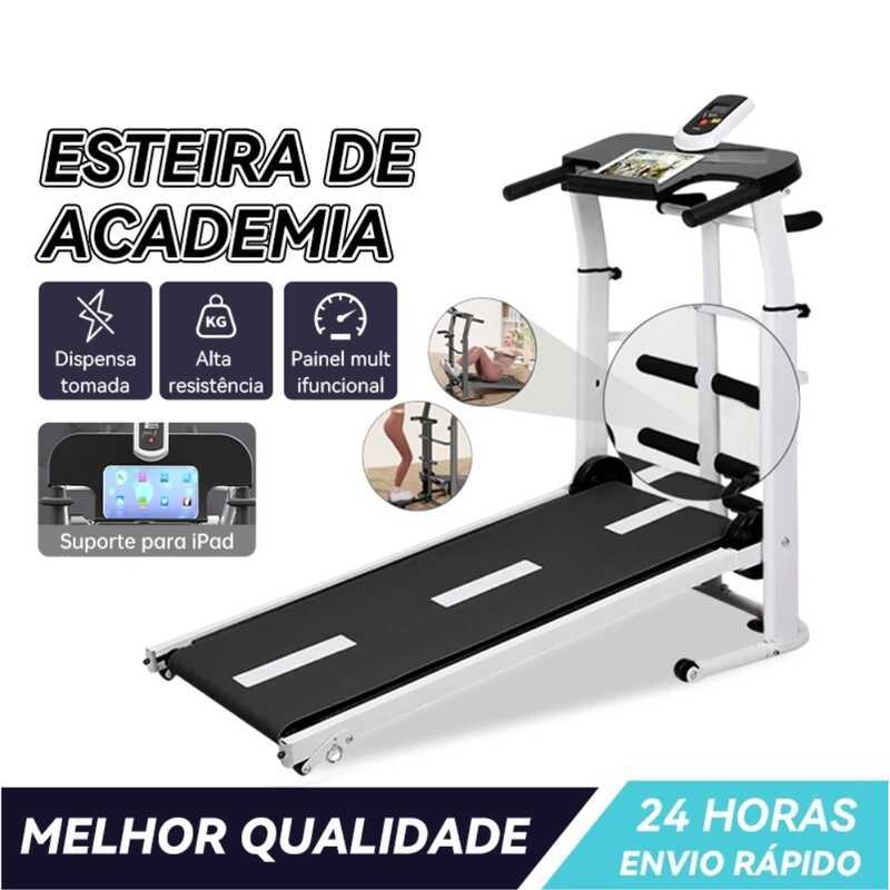 Esteira de Caminhada Mecânica Self Machine com Display suporta 120kg