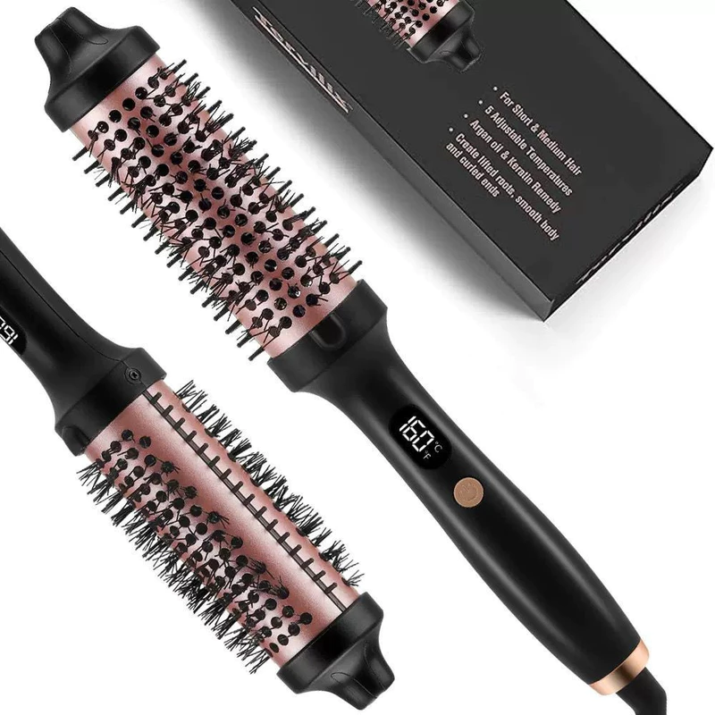Escova Alisadora Elétrica 2 em 1 para Cabelo