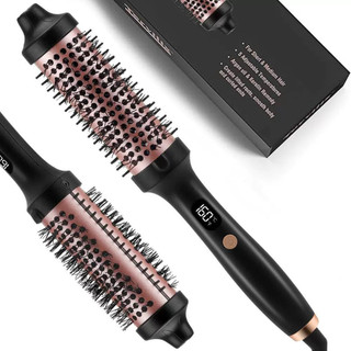 Escova Alisador Elétrica Quente Cabelo Com 2 Em1 Modelador 110V 220V